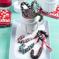 Chocolate-Dipped Candy Canes image