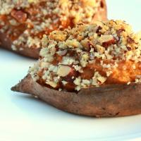 Twice Baked Bourbon-Hazelnut Sweet Potatoes_image