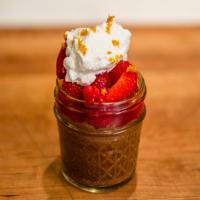 Avocado Chocolate Mousse with Macerated Berries image