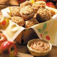 Cinnamon Apple Muffins with Cinnamon-Honey Butter image