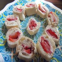 Strawberry & Cream Pinwheel Appetizers image