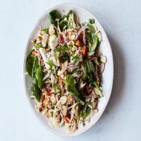 Lemony Farro Pasta Salad With Goat Cheese and Mint image