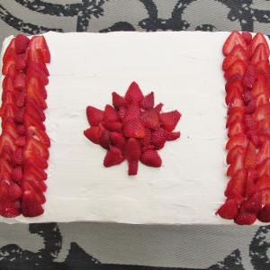 Canadian Flag Cake_image