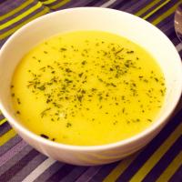 Roasted Cauliflower and Pancetta Soup image