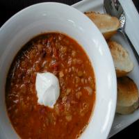 Lentil & Tomato Soup image