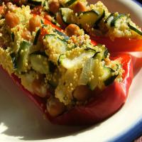 Couscous and Feta Stuffed Bell Peppers_image