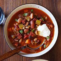 Mexican 16-Bean Tomato and Chorizo Stew Recipe - (4.7/5)_image