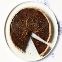 Chocolate orange tart image