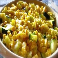 Calabacitas Con Queso and Chile Verde (Squash With Cheese and Gr_image