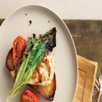 Broiled Chicken, Romaine, and Tomato Bruschetta_image