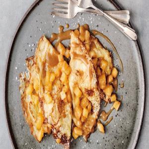 Crepes with Caramelized Pineapple and Coconut Dulce de Leche_image