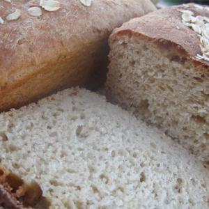 Bread Machine Honey-Oat-Wheat Bread image