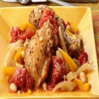 Gluten-Free Braised Chicken with Fennel and White Beans_image