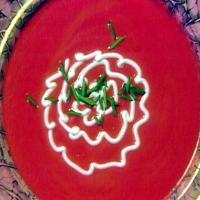 Chilled Beet Soup with Chives_image