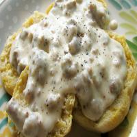 Merm's Biscuits and Sausage Gravy_image