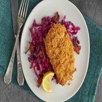 Pork Schnitzel with Red Cabbage_image