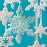 Snowflake Cookie Ornaments image