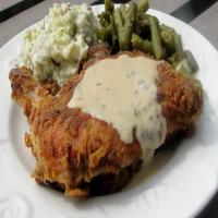 Pan Fried Buttermilk Chicken with Gravy_image