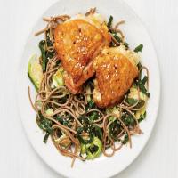 Roasted Chicken with Sesame Soba Noodles_image