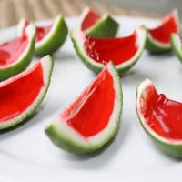 Watermelon Lime Jello shots image