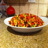 Aztec Black Bean Salad (Vegan, Low Fat) image