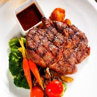 Grilled Chipotle Cinnamon Marinated Rib-Eye Steak_image