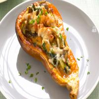 Mary Berry's butternut squash with spinach and bacon recipe_image