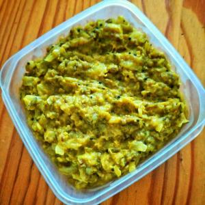 Curried Cabbage With Whole Mung Beans_image