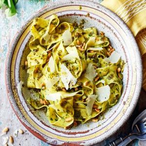 Pappardelle with sorrel butter & pine nuts_image