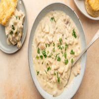 20-Minute Creamed Chicken With Mushrooms_image