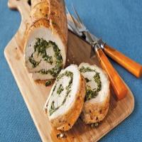 Spinach and Herb Stuffed Pork image