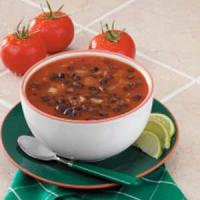 Black Bean Soup for Two_image