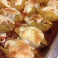 Cheese and Bacon-Stuffed Pasta Shells image