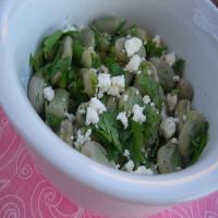 Low Fat Fava Beans With Parsley and Feta image