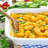 Chicken Nuggets and Tater Tots Casserole_image