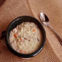 Cream of Chicken and Wild Rice Soup_image