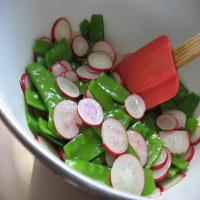 Sugar Snap Pea and Radish Salad image