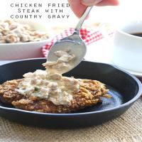 Chicken Fried Steak with Country Gravy - Primal Low Carb Kitchen Review_image