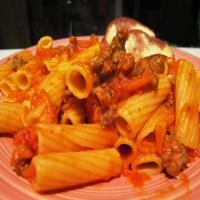Pasta With Sausagemeat and Carrots_image