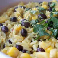 Black Beans, Corn, and Yellow Rice_image