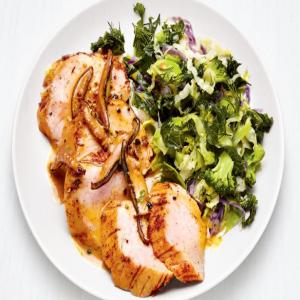 Pork Tenderloin with Shredded Brussels Sprouts_image