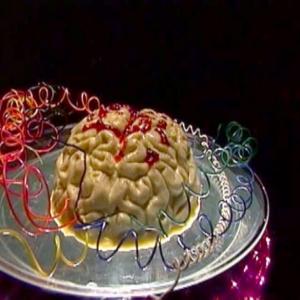 Panna Cotta Brain with Cranberry Glaze image