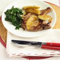Pork Chops with Apples And Shallots_image