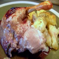 Roast Duck Legs With Red Wine Sauce image