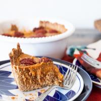 Pumpkin Tart With Pecan Crust image