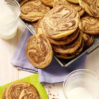 Chocolate-Swirled Peanut Butter Cookies image
