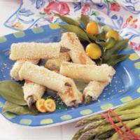 Cheesy Asparagus Sesame Rolls_image