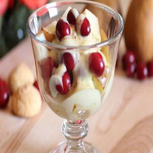 Zabaglione-Topped Cranberries and Pears_image