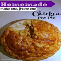 Chicken Pot Pie (make one freeze one, with vegetarian version)_image