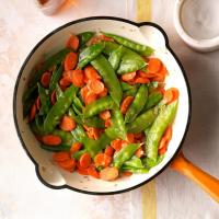 Carrots and Snow Peas image
